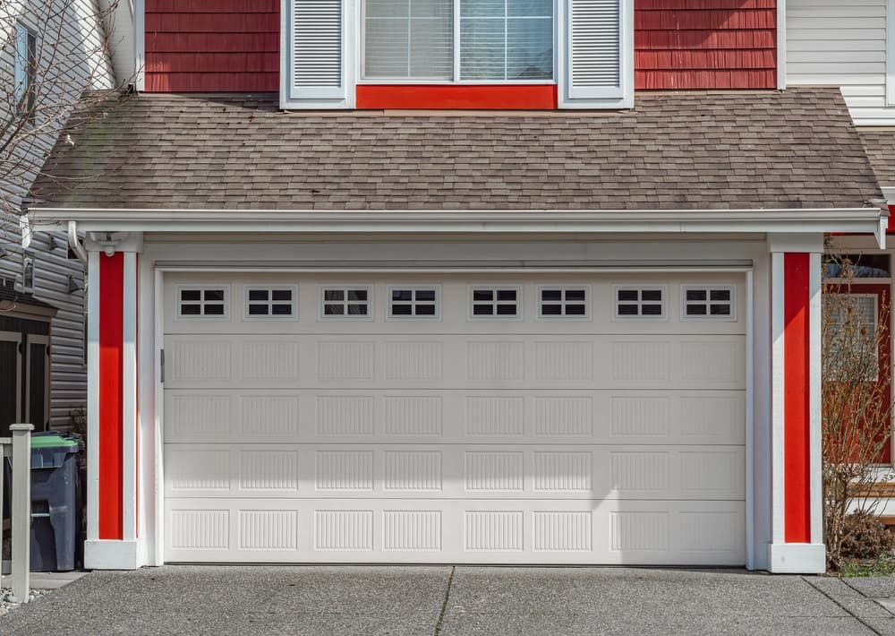 Modern garage door