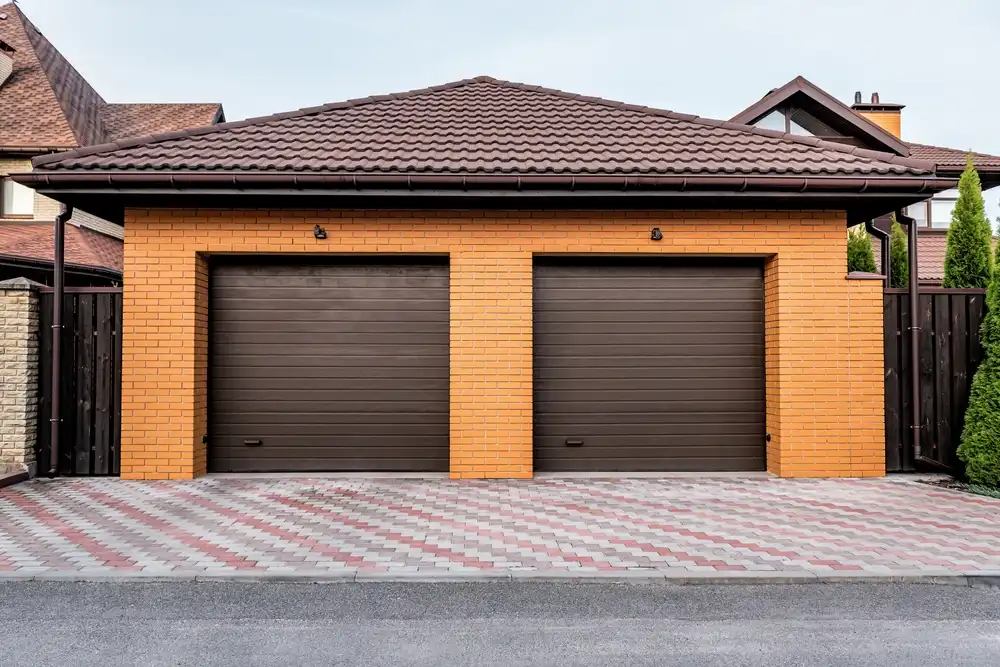 brown-double-garage-door